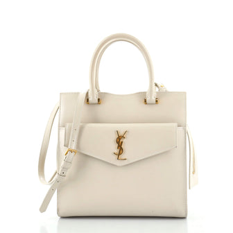 Saint Laurent Uptown Tote Leather Small