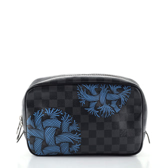 Louis Vuitton Toiletry Pouch Limited Edition Nemeth Damier Graphite GM