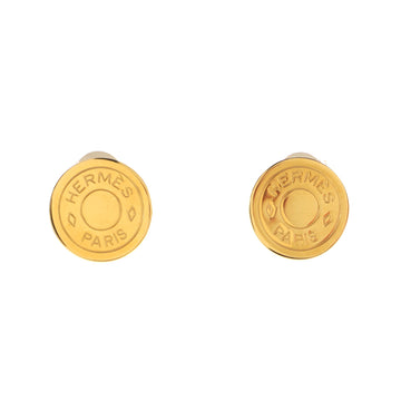 Hermes Clou De Selle Clip-On Earrings Metal