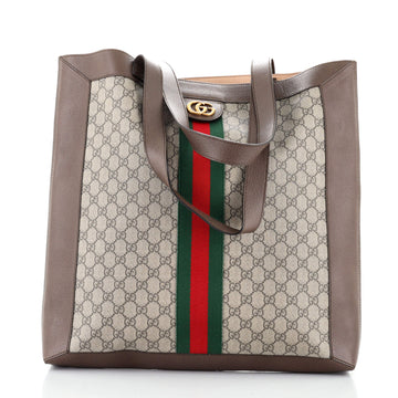 Gucci Ophidia Soft Open Tote GG Coated Canvas Large