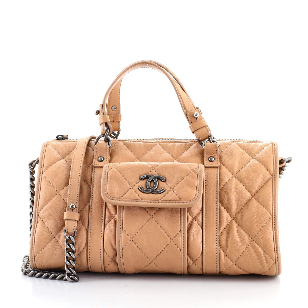 Chanel Casual Riviera Bowling Bag - Vintage Lux