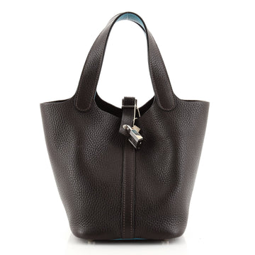 Hermes Eclat Picotin Lock Bag Clemence PM