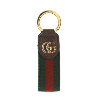 Gucci Ophidia Keychain Web Canvas