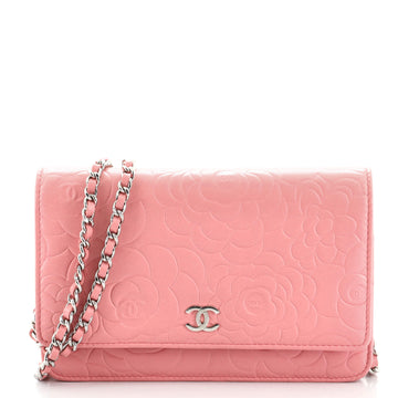 Chanel Wallet on Chain Camellia Lambskin