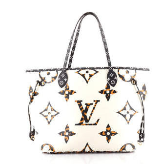 Louis Vuitton Neverfull NM Tote Limited Edition Jungle Monogram Giant MM