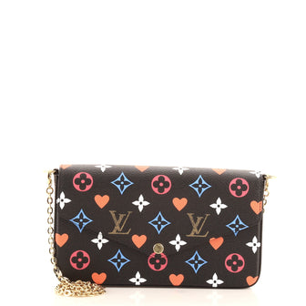 Louis Vuitton Felicie Pochette Limited Edition Game On Multicolor Monogram
