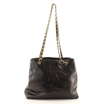 Chanel Vintage CC Chain Tote Lambskin Medium