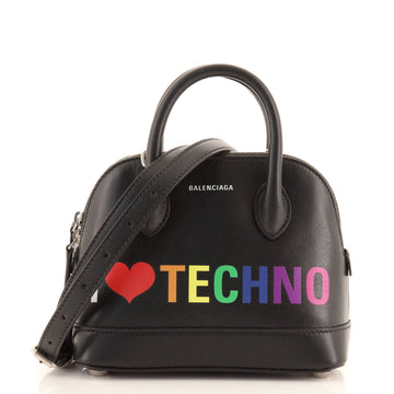 Balenciaga Ville Bag Printed Leather XXS