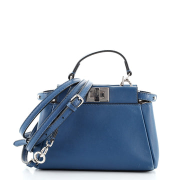 Fendi Peekaboo Bag Leather Micro