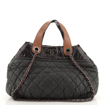 Chanel In The Mix Tote Quilted Iridescent Calfskin Medium