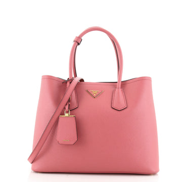 Prada Cuir Double Tote Saffiano Leather Large