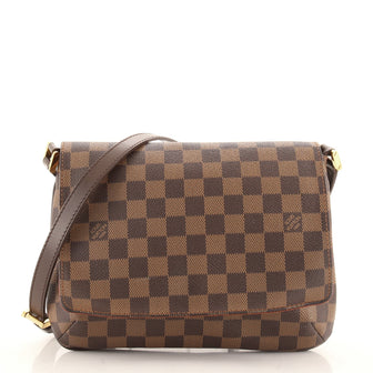 Louis Vuitton Musette Tango Handbag Damier