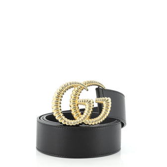 Gucci GG Torchon Belt Leather Wide