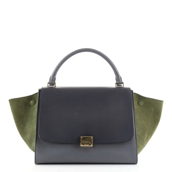 Celine Tricolor Trapeze Bag Leather Medium