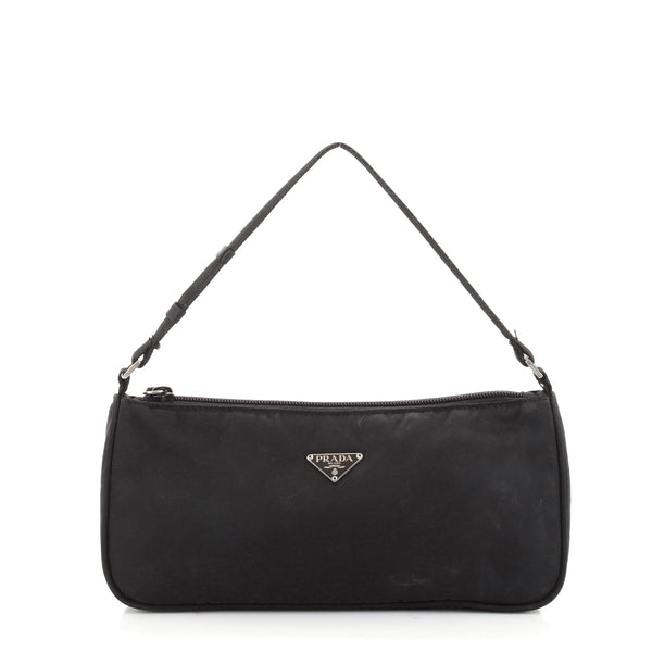 Prada Tessuto Nylon Pochette - Black Shoulder Bags, Handbags - PRA120138