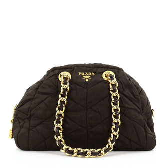 Prada Catena Bag Chevron Tessuto Large