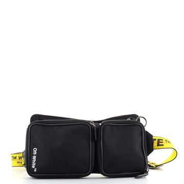 Off White Logo Hip Belt Bag Canvas