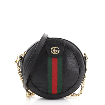 Gucci Ophidia Round Shoulder Bag Leather Mini