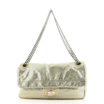 Chanel Drill Flap Bag Perforated Leather Medium