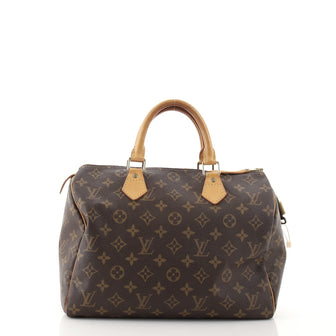 Louis Vuitton Speedy Handbag Monogram Canvas 30