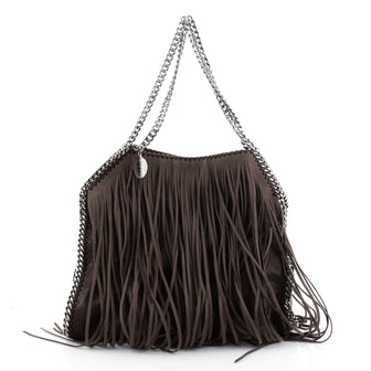 Stella McCartney Falabella Fringe Tote Shaggy Deer Small