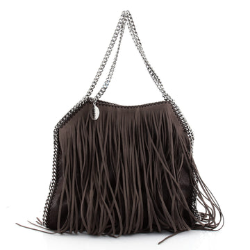 Stella McCartney Falabella Fringe Tote Shaggy Deer Small