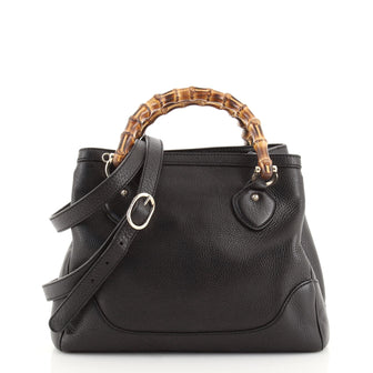 Gucci Diana Bamboo Top Handle Tote Leather Small