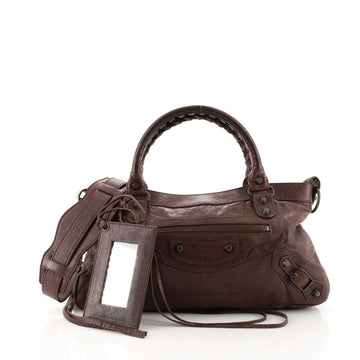 Balenciaga First Classic Studs Bag Leather