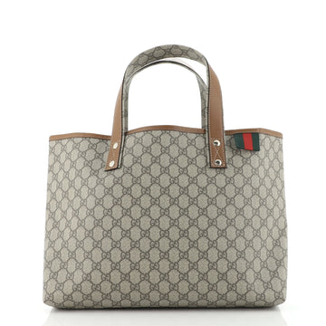 Gucci Web Loop Tote GG Coated Canvas Medium
