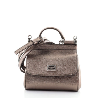 Dolce & Gabbana Miss Sicily Bag Leather Mini