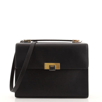 Balenciaga Le Dix Convertible Top Handle Bag Leather