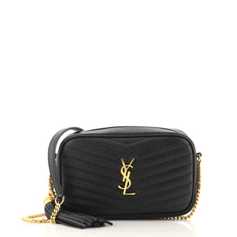 Saint Laurent Lou Camera Bag Matelasse Chevron Leather Mini