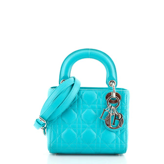 Christian Dior Lady Dior Bag Cannage Quilt Lambskin Mini
