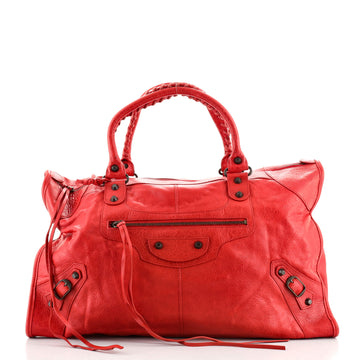 Balenciaga Work Classic Studs Bag Leather