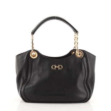 Salvatore Ferragamo Betulla Chain Tote Leather Small