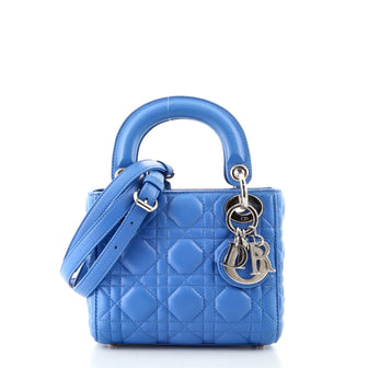 Christian Dior Lady Dior Bag Cannage Quilt Lambskin Mini