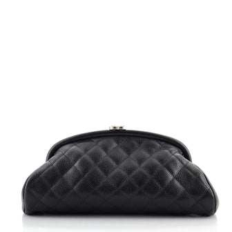 Chanel Timeless Clutch Quilted Caviar