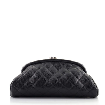 Chanel Timeless Clutch Quilted Caviar