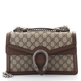 Gucci Dionysus Top Handle Bag GG Coated Canvas Small