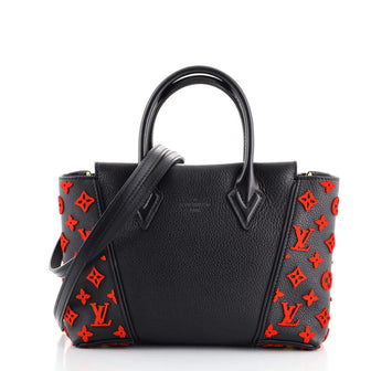 Louis Vuitton Black Veau Cachemire Calfskin W Tote