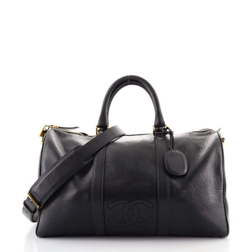 Vintage Timeless Boston Bag Caviar Medium