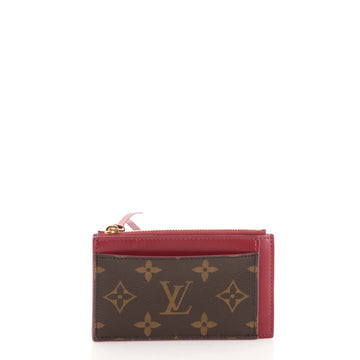 Louis Vuitton Zipped Card Holder NM Monogram Canvas