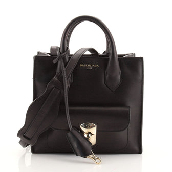 Balenciaga Padlock All Afternoon Tote Leather Mini