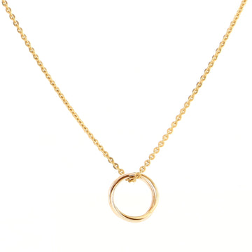 Cartier Baby Trinity Pendant Necklace 18K Tricolor Gold