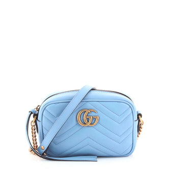 Gucci GG Marmont Shoulder Bag Matelasse Leather Mini