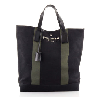 Saint Laurent Beach Tote Canvas Large