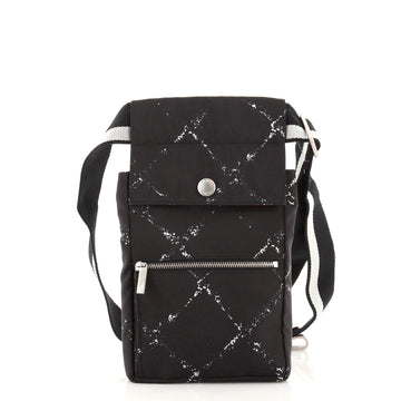 Chanel Travel Line Waist Bag Printed Nylon Small