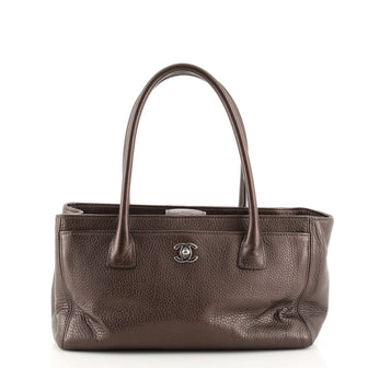Chanel Cerf Executive Tote Leather Small
