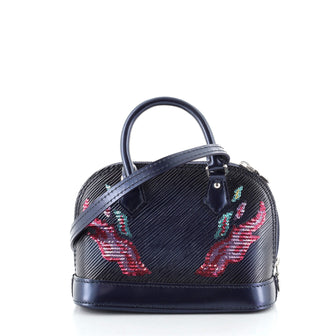 Louis Vuitton Alma Handbag Epi Leather with Sequins Nano