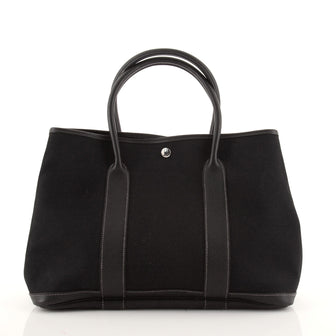 Hermes Garden Party Tote Toile and Leather 36